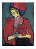 Girl with Peonies, 1909 by Anonymous