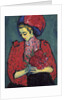 Girl with Peonies, 1909 by Anonymous