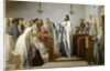 Sermon in an israelite oratory (Sermon dans un oratoire israélite), 1897 by Anonymous