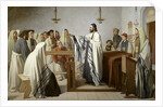 Sermon in an israelite oratory (Sermon dans un oratoire israélite), 1897 by Anonymous