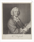 Portrait of the composer Willem de Fesch, 1751 by Anonymous