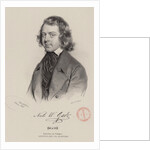 Portrait of the composer Niels Wilhelm Gade, 1844 by Anonymous