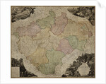 Map of the Kingdom of Bohemia, 1722 by Anonymous