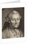 Portrait of the composer Florian Leopold Gassmann, 1780 by Anonymous