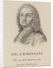 Portrait of the composer and violinist Francesco Saverio Geminiani, 1810s by Anonymous
