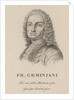 Portrait of the composer and violinist Francesco Saverio Geminiani, 1810s by Anonymous