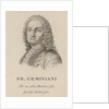 Portrait of the composer and violinist Francesco Saverio Geminiani, 1810s by Anonymous