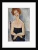 Red-headed Woman wearing a Pendant, 1918 by Anonymous