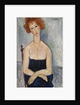 Red-headed Woman wearing a Pendant, 1918 by Anonymous