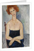 Red-headed Woman wearing a Pendant, 1918 by Anonymous