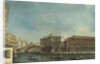 The Rialto Bridge with the Palazzo dei Camerlenghi in Venice by Anonymous