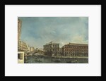 The Rialto Bridge with the Palazzo dei Camerlenghi in Venice by Anonymous