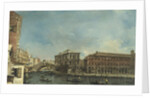 The Rialto Bridge with the Palazzo dei Camerlenghi in Venice by Anonymous