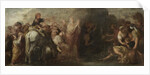 Moses Striking Water from the Rock, 1670 by Anonymous