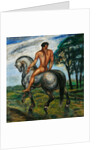 Rider at dusk, 1911 by Anonymous