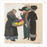 A Flower Seller, 1900s-1910s by Anonymous