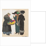 A Flower Seller, 1900s-1910s by Anonymous