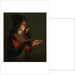 A young boy with a pipe, blowing on a firebrand, 1645-1648 by Anonymous