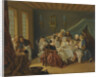 An Interior With Elegant Figures Dining, by Anonymous