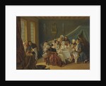 An Interior With Elegant Figures Dining, by Anonymous
