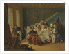 An Interior With Elegant Figures Dining, by Anonymous