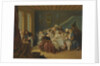 An Interior With Elegant Figures Dining, by Anonymous