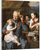 An old invalid with children, 1827 by Anonymous