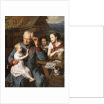 An old invalid with children, 1827 by Anonymous