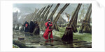 Cardinal Richelieu at the Siege of La Rochelle, 1881 by Anonymous