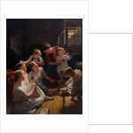 Children in the morning looking at pictures, 1853 by Anonymous