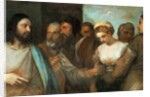 Christ and the Woman Taken in Adultery, c. 1520 by Anonymous