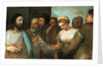 Christ and the Woman Taken in Adultery, c. 1520 by Anonymous