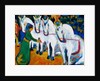Circus horses dressage, 1908-1909 by Anonymous