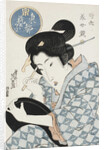 Contest of Beauties: A Geisha from the Eastern Capital, ca 1825 by Anonymous