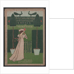 Cover design for A floral fantasy in an old english garden, 1899 by Anonymous