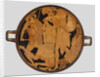 Cup with Achilles slaying Penthesilea. Red-figure pottery, ca 470-460 BC by Anonymous