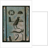 Decorative tile with Egyptian hieroglyphs, 14th cen. BC by Anonymous