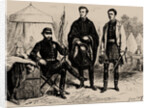 Emperor Pedro II of Brazil with his two sons-in-law, August of Saxe-Coburg and Gotha and Gaston of O by Anonymous