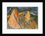 Fehmarn Dunes With Bathers Under Japanese Umbrellas, 1913 by Anonymous