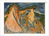 Fehmarn Dunes With Bathers Under Japanese Umbrellas, 1913 by Anonymous