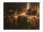 François Antoine de Boissy dAnglas saluting Jean Férauds head during the Prairial uprising, 1830 by Anonymous