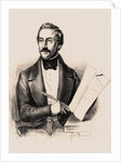 Gaetano Donizetti working on the opera Lucia di Lammermoor, by Anonymous