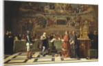 Galileo Galilei before members of the Holy Office in the Vatican in 1633, 1847 by Anonymous