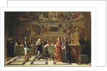 Galileo Galilei before members of the Holy Office in the Vatican in 1633, 1847 by Anonymous