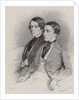Georg Hellmesberger and Josef Hellmesberger, 1845 by Anonymous