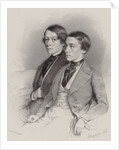 Georg Hellmesberger and Josef Hellmesberger, 1845 by Anonymous