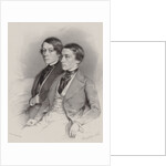 Georg Hellmesberger and Josef Hellmesberger, 1845 by Anonymous