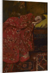 Girl in a Red Kimono (Geesje Kwak), c. 1895 by Anonymous