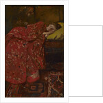 Girl in a Red Kimono (Geesje Kwak), c. 1895 by Anonymous