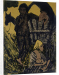 Gypsy Family beside Covered Wagon, 1926-1927 by Anonymous